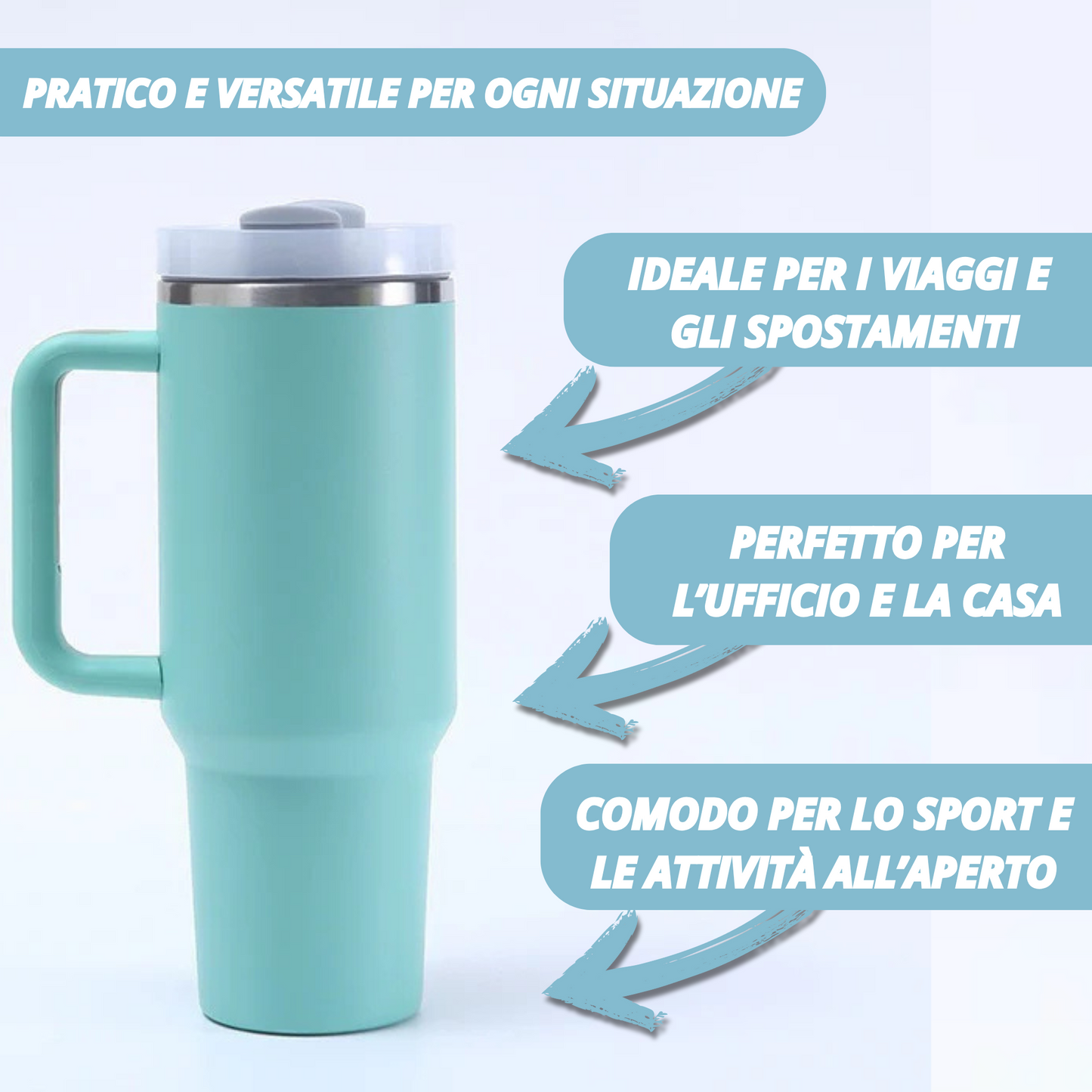 Bicchiere isotermico da 40 oz